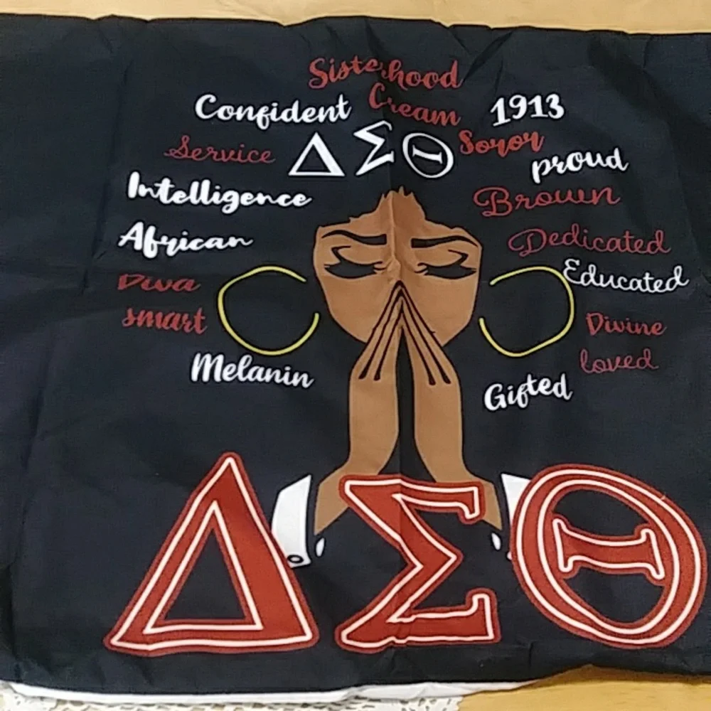 Delta Sigma Theta Sorority Sisterhood Pillow Case